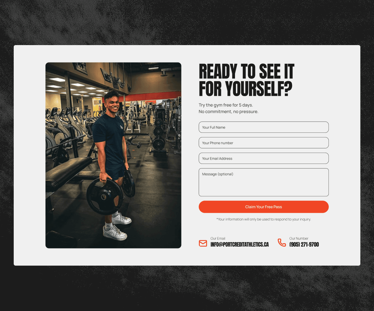 Port Credit Athletics - Screenshot 5